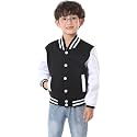 Kids Baseball Jackets Boys Girls Fit Varsity
