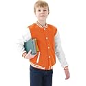 Kids Baseball Jackets Boys Girls Fit Varsity