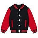 Kids Baseball Jackets Boys Girls Fit Varsity
