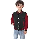 Kids Baseball Jackets Boys Girls Fit Varsity