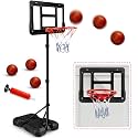 Kids Basketball Hoop, Adjustable Height Toddler Basketball Hoop Indoor Toys