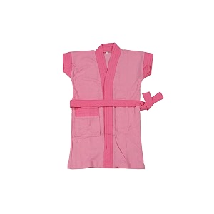 kids bath gown bathrobe bath towel bathing accessories for baby girl 3-4 year color pink34 