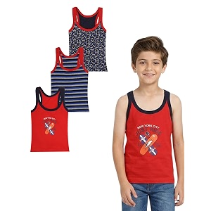 Kids Boys Regular Fit Vest 100 Cotton
