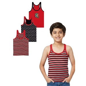 Kids Boys Regular Fit Vest 100 Cotton