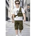 Kids Boys 3-Piece Outfit Set Half