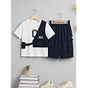 Kids Boys 3-Piece Outfit Set Half