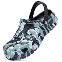 Kids Boys&amp;Girls Black Camouflage Clogs Children's Beach Shoes Classic Marbled Tie Dye Clog Little Kid