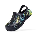 Kids Boys&amp;Girls Black Camouflage Clogs Children's Beach Shoes Classic Marbled Tie Dye Clog Little Kid