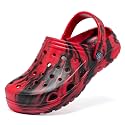 Kids Boys&Girls Black Camouflage Clogs Children's Beach Shoes Classic Marbled Tie Dye Clog Little Kid