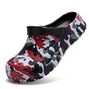 Kids Boys&amp;Girls Black Camouflage Clogs Children's Beach Shoes Classic Marbled Tie Dye Clog Little Kid