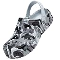 Kids Boys&amp;Girls Black Camouflage Clogs Children's Beach Shoes Classic Marbled Tie Dye Clog Little Kid
