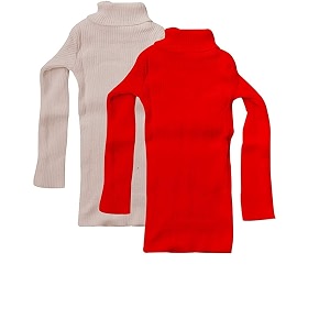 Kids Boys Girls Woolen Warm Polo