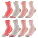 Kids Boys Girls Cotton Athletic Crew Socks