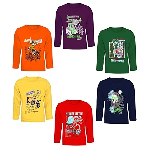 Kids Boys Hosiery Full Sleeve T Shirts