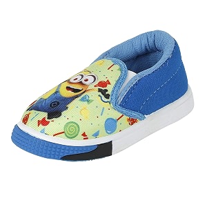 Kids Boys Minions Printed Slipon Blue Shoes