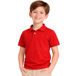 Kids Boys Polo T-Shirt Half Sleeves
