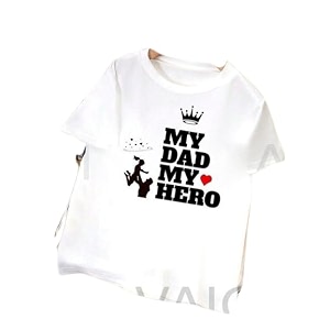 Kids Boys Printed Round Neck Stylish Polyester