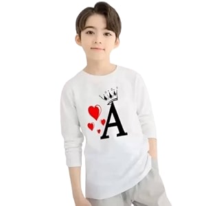 Kids Boys Printed Round Neck Stylish Polyester