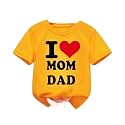Kids Boys Printed Round Neck Stylish Polyester