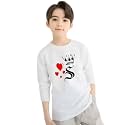 Kids Boys Printed Round Neck Stylish Polyester