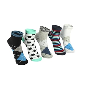 kids boys socks - printed cotton kids socks  soft amp comfortable sock for boys  durable boy sock for everyday wear- pack of 5