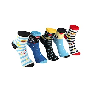 Kids Boys Socks - Printed Cotton Kids