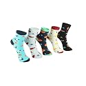 Kids Boys Socks - Printed Cotton Kids Socks | Soft &amp; Comfortable Sock for Boys | Durable Boy Sock for Everyday Wear- Pack of 5