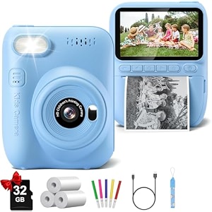 kids camera instant print 303434 hd 32mp 1080p toddler digital camera