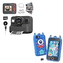 Kids Camera Instant Print, Dual-Lens Front Rear Selfie Camera for Kids+3.5'' Touchscreen Kids Smart Phone for Boys