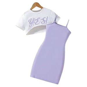 Kids Cami Bodycon Dress Short Dress