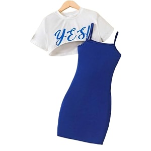 Kids Cami Bodycon Dress Short Dress