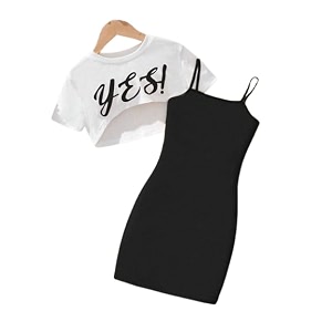 Kids Cami Bodycon Dress Short Dress