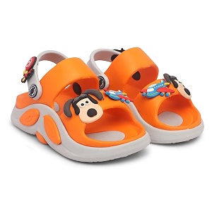 kids cartoon character sports sandals lightweight soft sole slip-on sandals with adjustable back strap for boys amp girls