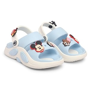 kids cartoon character sports sandals lightweight soft sole slip-on sandals with adjustable back strap for boys amp girls