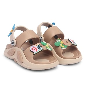 kids cartoon character sports sandals lightweight soft sole slip-on sandals with adjustable back strap for boys amp girls