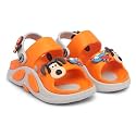 Kids Cartoon Character Sports Sandals Lightweight Soft Sole Slip-On Sandals with Adjustable Back Strap for Boys &amp; Girls