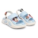Kids Cartoon Character Sports Sandals Lightweight Soft Sole Slip-On Sandals with Adjustable Back Strap for Boys &amp; Girls