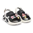 Kids Cartoon Character Sports Sandals Lightweight Soft Sole Slip-On Sandals with Adjustable Back Strap for Boys &amp; Girls