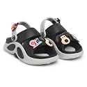 Kids Cartoon Character Sports Sandals Lightweight Soft Sole Slip-On Sandals with Adjustable Back Strap for Boys &amp; Girls