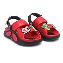 Kids Cartoon Character Sports Sandals Lightweight Soft Sole Slip-On Sandals with Adjustable Back Strap for Boys &amp; Girls