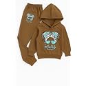 Kids Cartoon Print Sweatshirt and Joggers Set