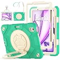 Kids Case for iPad Air 11" M4 2026/M3 2025/M2 2024, Mint Green
