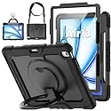 Kids Case for iPad Air 13 M4 2026 / M3 2025 / M2 2024, Black
