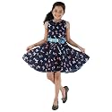 Knee Length Printed Crepe Dress 3 Years