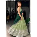 Kids Chiffon Lehenga Choli Embroidered Elephant and