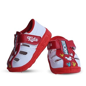 kids chu-chu sound musical first walking cozy sandals for baby boys and baby girls age 9-22 months