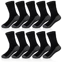 Kids Classics Crew Socks 10 Pairs Child Boy Girls Athletic Cotton Basic School Uniform Breathable Casual Sports Socks