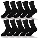 Kids Classics Crew Socks 10 Pairs Child Boy Girls Athletic Cotton Basic School Uniform Breathable Casual Sports Socks