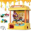 Kids Claw Machine - Toy Vending Machine for Kids with Plush Prizes, Lights & Sound, Electronic Claw Game Machine for Boys & Girls, Arcade Prize Dispenser for Party & Birthday Gifts