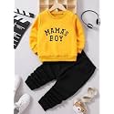 Kids Clothing Set Mama39s Boy Printed T-Shirt